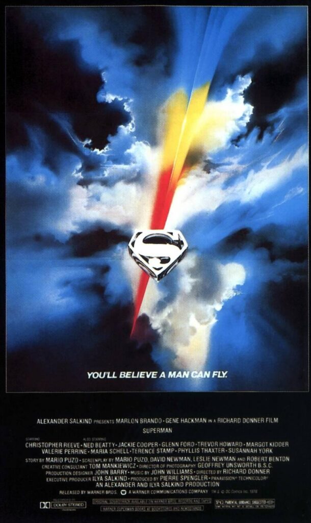 superman 1 movie poster