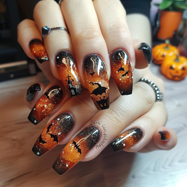 halloween nails