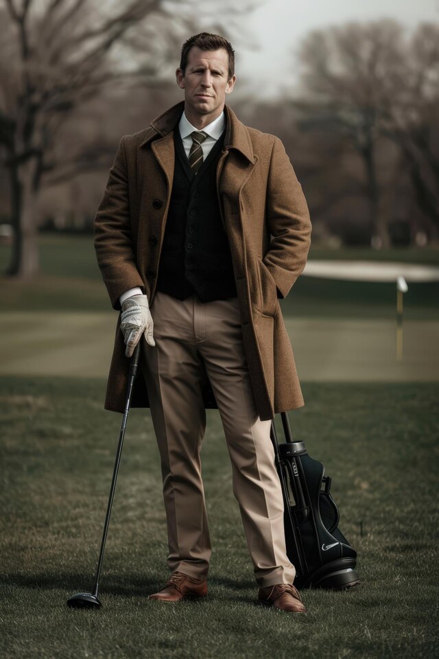 mens winter golf fashion